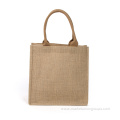 Retro Sen Jute Handbag Shopping Bag Gift Bag Customizable LOGO Waterproof Burlap Jute Bag